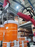 Robot de palettisation Brunel, bras robotique industriel multi-spécifications, multi-charge utile, manutention de matériaux lourds, disponible en quatre axes