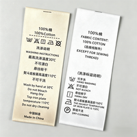 Étiquettes personnalisées en satin en rouleau imprimées, écologiques et durables pour chaussures, sacs et vêtements
