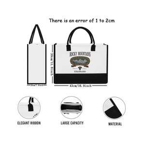 Bolsa de Playa de Lona Grande Personalizada con Diseñ<span class=keywords><strong>o</strong></span> Gráfico de Outdoor Discovery, Regalo Monogramado - Product Image 2