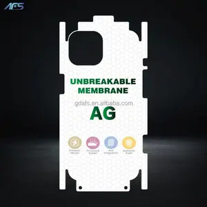 AFS Back Skin AG cubierta completa mate TPU ultrafino móvil hidrogel pegatina película para iPhone 15 14 13 12 11 Pro Max plus