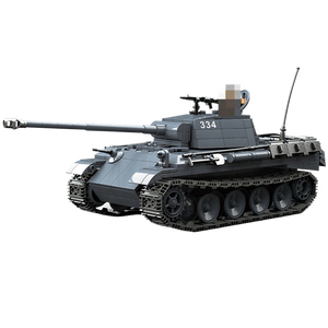Set de Bloques de Construcción DIY Tanque Mediano Alemán, 1180 Piezas, Colección <span class=keywords><strong>Militar</strong></span> de la Segunda Guerra Mundial, Modelo de Juguete del Ejército con Armas y Figuras de Soldados - Product Image 1