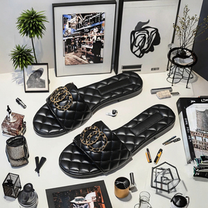 Sandali da <span class=keywords><strong>Donna</strong></span> di Alta Qualità per Interni ed Esterni, Eleganti e di Lusso, <span class=keywords><strong>Antiscivolo</strong></span>, Traspiranti, con Suola in Gomma Leggera - Product Image 2