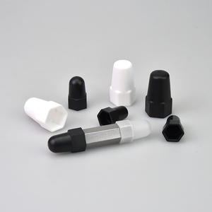 प्लास्टिक अखरोट और बोल्ट सुरक्षा गुंबद कवर, काले सफेद हेक्स नट सुरक्षा कैप कवर - Product Image 6