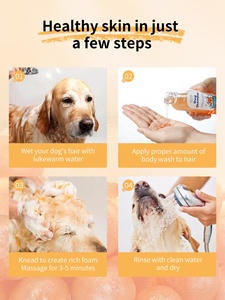 Gel Doccia Ecologico per Animali Domestici, Shampoo Deodorante e Antibatterico per <span class=keywords><strong>Cani</strong></span> e Gatti, Fragranza Persistente - Product Image 3