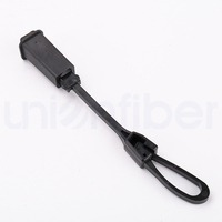 Support d'ancrage de tension pour câble de branchement FTTH de type S, en plastique stabilisé aux UV et acier inoxydable, pour raccordement aérien de fibre optique