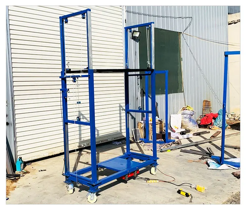 6M mobile Electric scaffolding lift platform for construction multiple modes foldable electric lift scaffolding platform