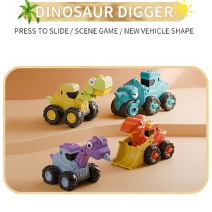 Produits à succès, apparence de <span class=keywords><strong>dessin</strong></span> <span class=keywords><strong>animé</strong></span>, presser et faire rouler, héros dinosaures, dinosaures populaires, camion à inertie, animaux de la forêt, jouets de voiture pour enfants - Product Image 2