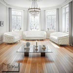 Juego de Sofás de Lujo para Sala de Estar, Estilo Minimalista, Madera de Teca Extensible, para Villa o Apartamento con Estilo Moderno, al Mejor Precio en Bolivia - Product Image 2