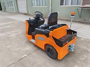 SHUNCHA 3 tekerlekli 2ton elektrik çekme traktörü oturmuş tipi depo taşıma makinesi çekme römorkör elektrikli çekme traktör satılık - Product Image 5