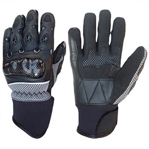 Gants de course Keven KI-SHORT en cuir synthétique polyuréthane unisexe, à doigts complets, respirants, imperméables, coupe-vent, avec poignées antidérapantes - Product Image 1