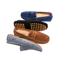 Mocassins pour hommes en gros, antidérapants, grandes tailles, style décontracté pour la marche en extérieur, semelle souple
