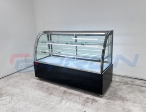 Vitrine Réfrigérée Verticale pour Gâteaux avec Verre Courbé à Vision Panoramique et Éclairage LED – Offre Spéciale - Product Image 4