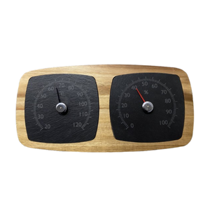 2025 nuovo premio in legno di Acacia e ardesia per <span class=keywords><strong>Sauna</strong></span> igrometro igrometro per articoli per la casa - Product Image 4