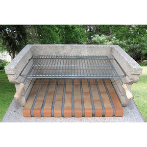 Griglia per Barbecue Estensibile 60/70x40cm Zincata - Product Image 3