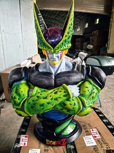 Buste en résine <span class=keywords><strong>Dragon</strong></span> <span class=keywords><strong>Ball</strong></span> <span class=keywords><strong>Z</strong></span> <span class=keywords><strong>Cell</strong></span> Forme Parfaite, Figurine Anime Grande Taille Peinte à la Main, Décoration Maison, Haute Définition, Article de Collection - Product Image 5