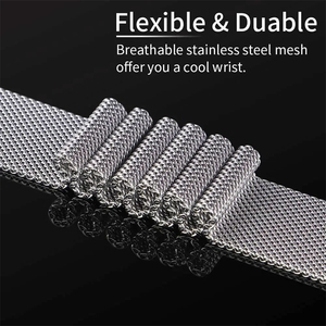Bracelet en maille à libération rapide 20mm 22mm pour Redmi Watch 5 Lite Active et Xiaomi Watch 5 S5 S4 S3 S2 - Product Image 6