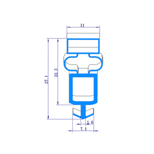 <span class=keywords><strong>Junta</strong></span> magnética para puerta de refrigerador Electra, sellador de puerta de <span class=keywords><strong>ducha</strong></span>, para congelador doble y arcón congelador - Product Image 3