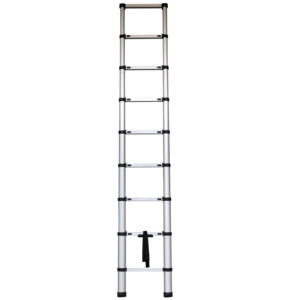 Échelle télescopique à descente lente certifiée EN131 <span class=keywords><strong>de</strong></span> 2,6 m, échelle télescopique anti-pincement sûre pour usage domestique et industriel - Product Image 3