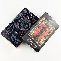 Tarot personnalisé Esprit Animalier Véritable pour les cartes Spirit of Cats avec Oracle des Anges Romantiques, imprimé CMYK/PMS sur papier