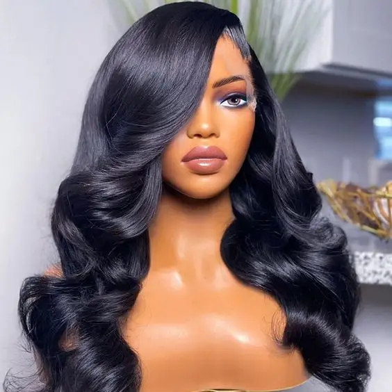 Jazz Factory Body Wave 180% Density Raw Human Hair 4x4 5x5 Lace Closure Wig Virgin Human Hair 13x4 Lace Wig For Black Women