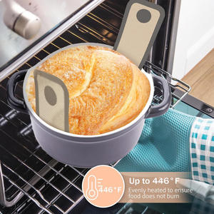 シリコンブレッドスリングダッチオーブンベーキングマットエクストラロングハンドルシリコンブレッドスリングオーバルとラウンドブレッドベーキングマット - Product Image 5