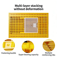 Nouvelle cage de transport robuste pour volailles, en plastique renforcé, caisse durable pour poulets, canards et petits animaux, transport longue distance