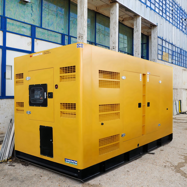 500KVA 600KVA 800KVA Super Silent Enclosed Canopy Diesel Generator With ATS System