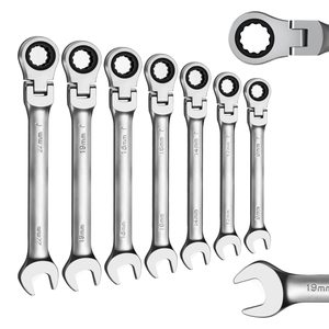 Clé à cliquet combinée industrielle OEM de 14 mm avec cliquet flexible à 72 dents et couple de 160 Nm - Product Image 5