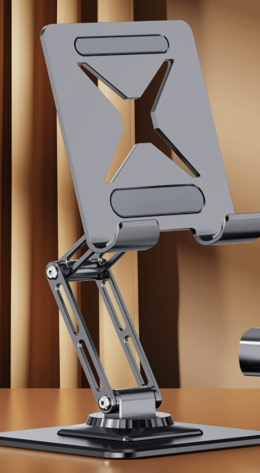 295 full metal plate bracket-360 rotation folding-gray