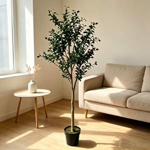 Large Indoor Floor-Standing Artificial Olive <b>Tree</b> New Model Detachable Ornament Graduation <b>Plastic</b> Weddings - Product Image 4