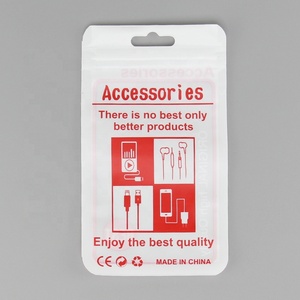 Sacs d'emballage auto-scellants 8x13.7cm, pochette d'emballage en plastique avec trou de suspension <span class=keywords><strong>pour</strong></span> câble de données de <span class=keywords><strong>téléphone</strong></span> portable <span class=keywords><strong>chargeur</strong></span> USB - Product Image 4