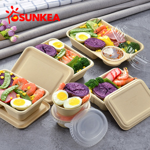 Sunkea Eco-Friendly bamboo fiber pulp packaging box