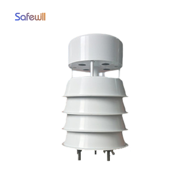 Safewill High Precision 4G Wireless Multi-Parameter IP65 Protection DC 12V Ultrasonic Wind Speed and Wind Direction Sensor