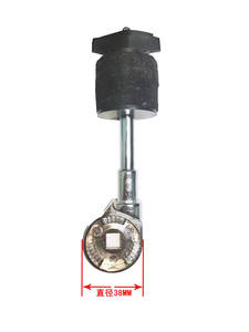 Support <span class=keywords><strong>de</strong></span> <span class=keywords><strong>cymbale</strong></span>, support demi-hauteur, tige inclinée, tige droite, double usage, pliable, en métal et mousse, accessoires <span class=keywords><strong>de</strong></span> batterie QB50 - Product Image 3