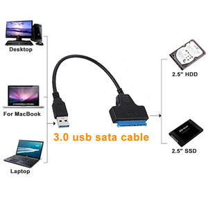 Cable USB 3.0 a SATA 15P de LUNG KAY, 5 Gbps, para Disco Duro HDD/SSD SATA de 2.5 Pulgadas, Cable Personalizado, Adaptador para Disco Duro Externo - Product Image 4
