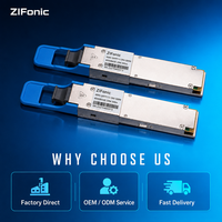 Modul Transceiver Optik ZIFonic 400G QSFP112 DR4 1310nm Single-Mode MPO 500m 400Gbps Fiber untuk Interkoneksi Pusat Data QSFP112