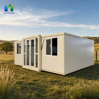 Grande maison préfabriquée en conteneur extensible de 20 pieds ou 40 pieds, 2 ou 3 chambres, en vente, unité d'habitation complémentaire préfabriquée, maison portable, Casa Portable