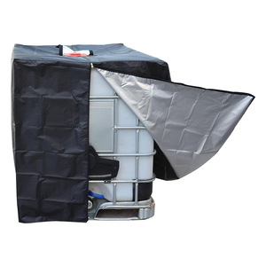 Housse de protection noire pour réservoir d'eau IBC 1000L, protection contre la pluie et le soleil pour réservoir de stockage d'eau extérieur - Product Image 5