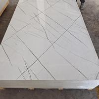 Panneau décoratif en marbre UV BingJie, surface imperméable, couleur personnalisée, pour mur d'atelier, meubles