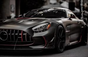 Kit carrosserie en fibre de carbone pour Mercedes-Benz <span class=keywords><strong>AMG</strong></span> amélioré noir GT GTC <span class=keywords><strong>GTS</strong></span> GTR pare-chocs avant pare-chocs arrière Kit de carrosserie de jupe latérale de garde-boue - Product Image 2
