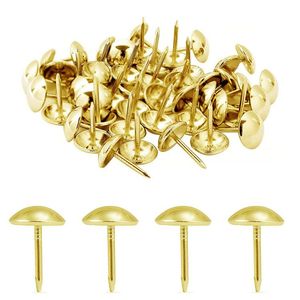Clous décoratifs en fer antique à tête plate, tige lisse, finition polie, motif à pointes diamantées pour canapé, chaise, lit - Product Image 1