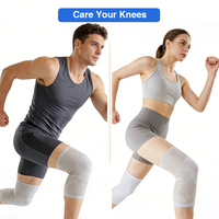 Meilleures ventes : Manchons de compression élastiques antidérapants en charbon de bambou tricoté 3D pour hommes et femmes, idéaux pour la course et le basketball
