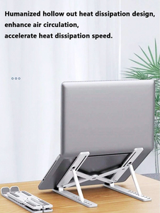 Nhà máy trực tiếp có thể điều chỉnh gấp đứng xách tay nhựa máy tính xách tay đứng gắn kết & đứng - Product Image 3