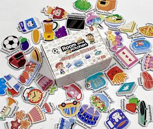 Hojas de Pegatinas Magnéticas EVA con Dibujos Animados de Animales Divertidos de UCI, 400x300 mm, Incentivos y Recompensas Lindas para Niños Pequeños, Juguetes Educativos - Product Image 5