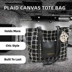 Grand sac de shopping pour femmes, sac à main à grande capacité, sac à main portable pour femme - Product Image 2