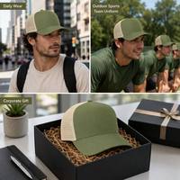 Gorras Trucker de Malla Unisex de Verano con Logotipo Personalizado, de Poliéster de Alta Calidad, Lisas, con Visera Curva y 5 Paneles, para Pedidos al por Mayor
