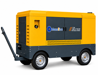 Kompresor Udara Diesel Sekrup Baru dengan Komponen Inti Mesin, Berat 2500kg, Garansi 1 Tahun, 380V, 16bar, Stasioner untuk Tambang