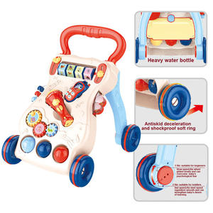 Jouet d'apprentissage de la marche pour bébé, trotteur Montessori pour tout-petit, centre d'activités avec roues pour garçons et filles - Product Image 3