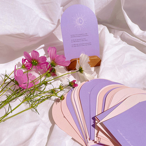 Tùy Chỉnh Hình Vòm Làm Mẹ Khẳng Định Thẻ In Hộp Giấy Với Những Lời Khuyến Khích Và Cảm Hứng - Product Image 3