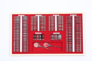 안경점용 266개 시험 렌즈 세트 메탈 링 TLS-266M InnoVue Opto 알루미늄 케이스 전문 검안용 1년 보증 - Product Image 5